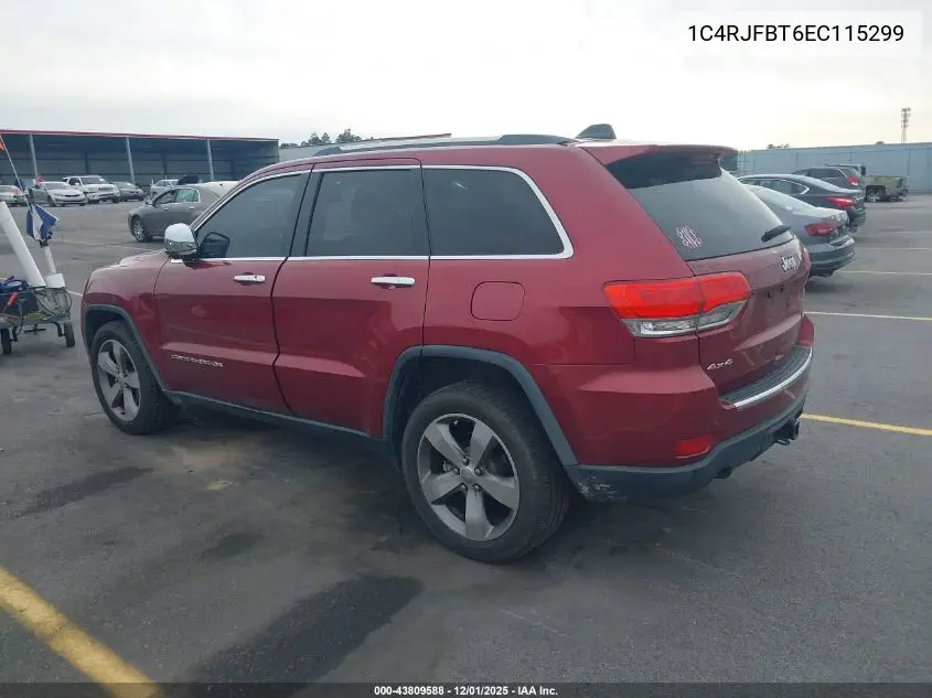 1C4RJFBT6EC115299 2014 Jeep Grand Cherokee Limited