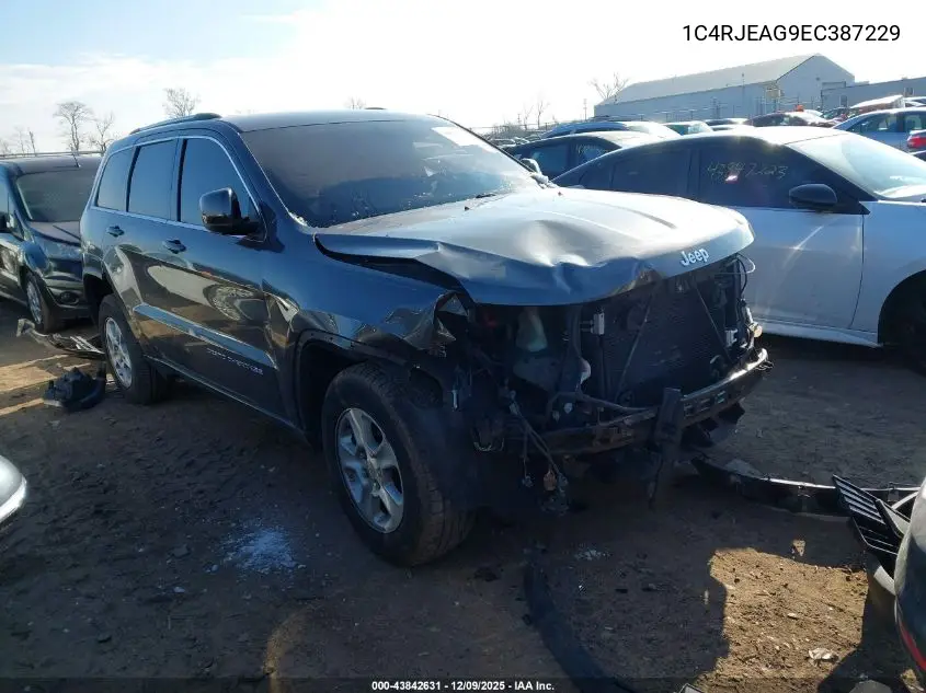 1C4RJEAG9EC387229 2014 Jeep Grand Cherokee Laredo