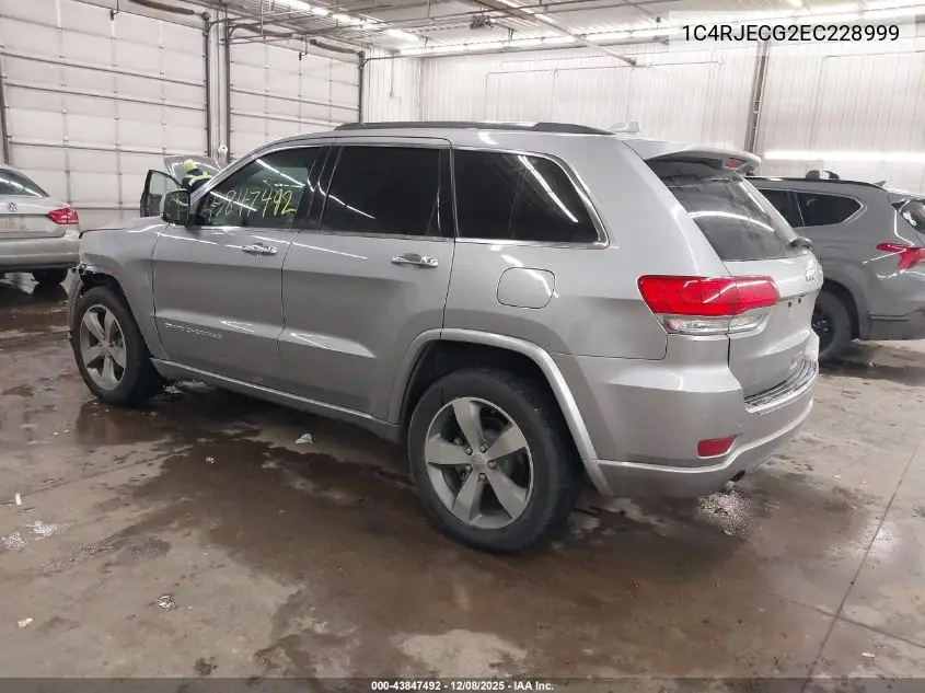 1C4RJECG2EC228999 2014 Jeep Grand Cherokee Overland