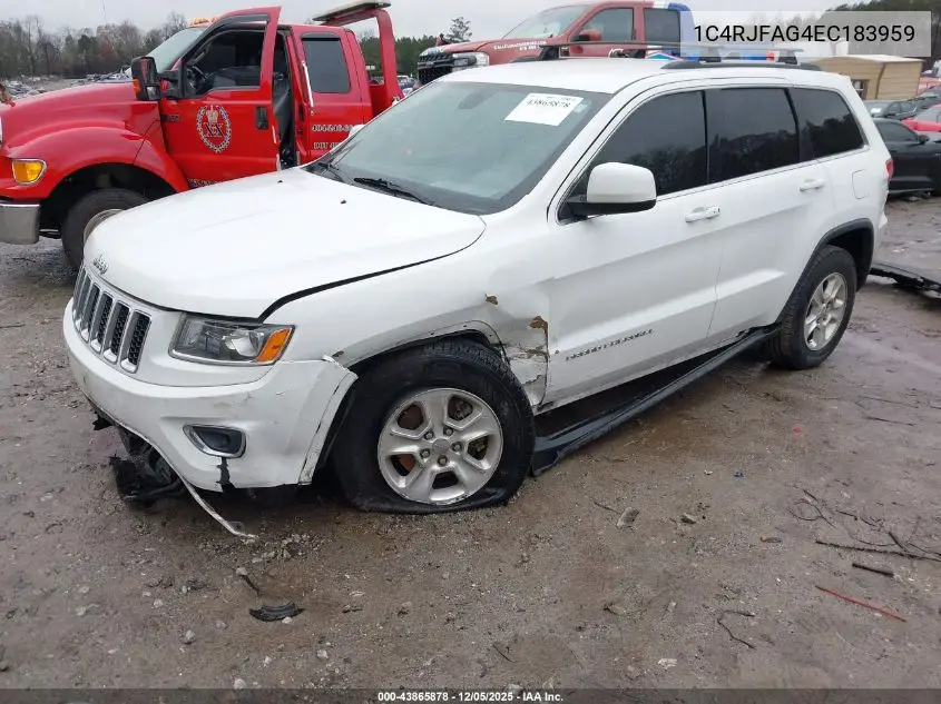 1C4RJFAG4EC183959 2014 Jeep Grand Cherokee Laredo