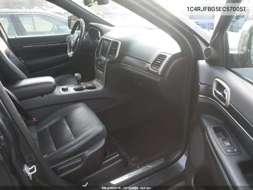 1C4RJFBG5EC570051 2014 Jeep Grand Cherokee Limited