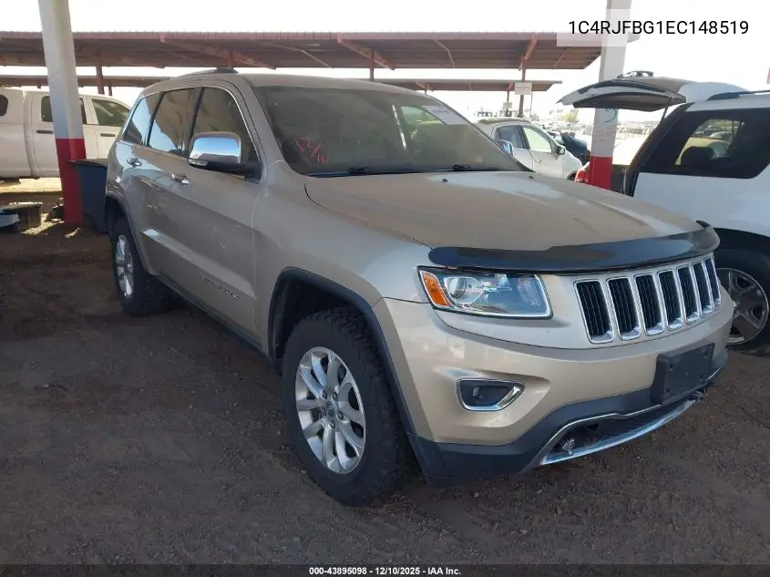 1C4RJFBG1EC148519 2014 Jeep Grand Cherokee Limited