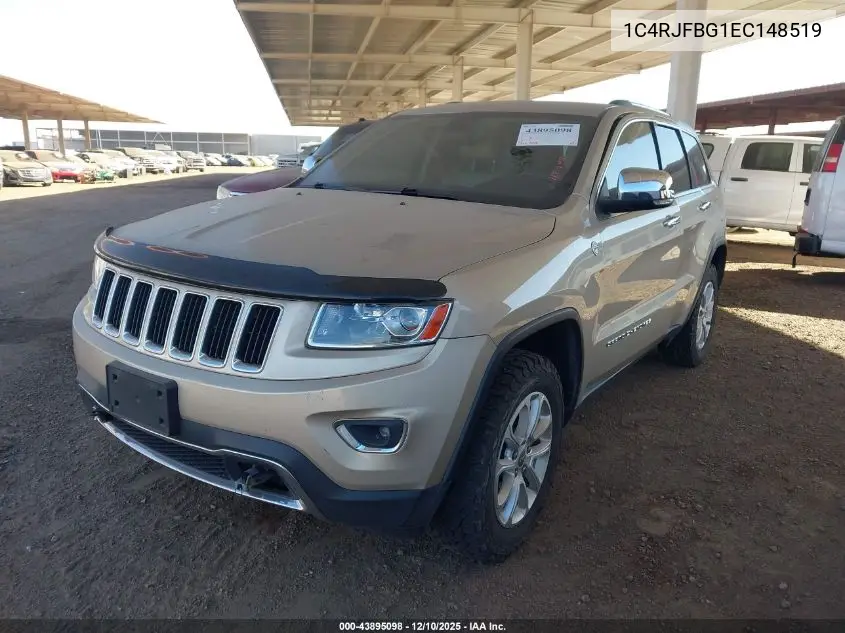 1C4RJFBG1EC148519 2014 Jeep Grand Cherokee Limited