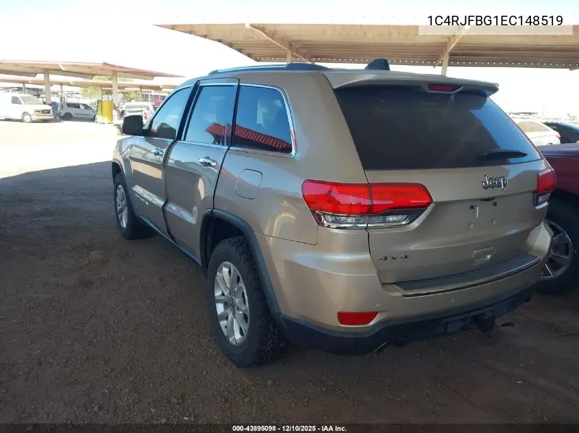 1C4RJFBG1EC148519 2014 Jeep Grand Cherokee Limited