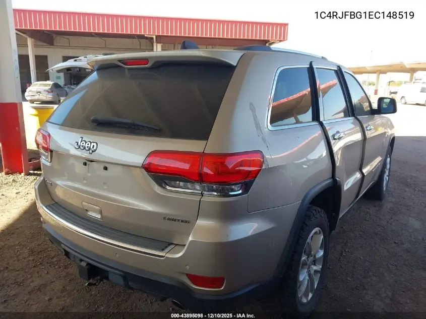 1C4RJFBG1EC148519 2014 Jeep Grand Cherokee Limited