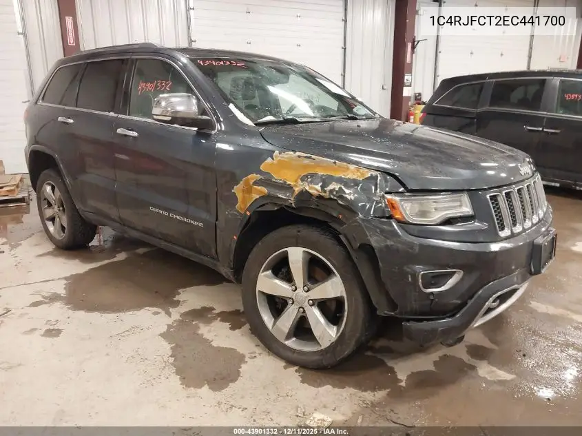 1C4RJFCT2EC441700 2014 Jeep Grand Cherokee Overland