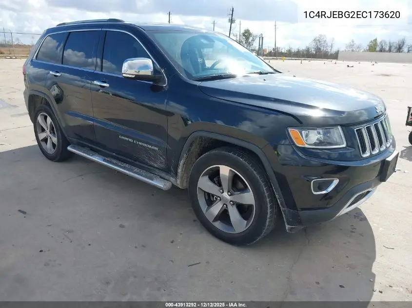 1C4RJEBG2EC173620 2014 Jeep Grand Cherokee Limited
