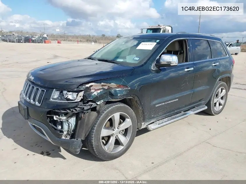 1C4RJEBG2EC173620 2014 Jeep Grand Cherokee Limited