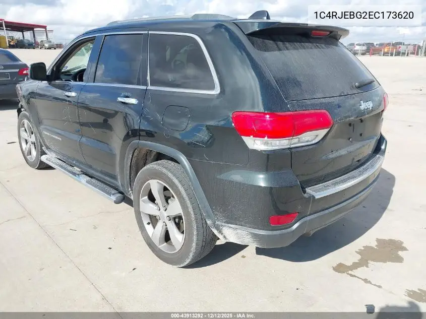 1C4RJEBG2EC173620 2014 Jeep Grand Cherokee Limited