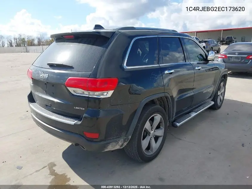 1C4RJEBG2EC173620 2014 Jeep Grand Cherokee Limited