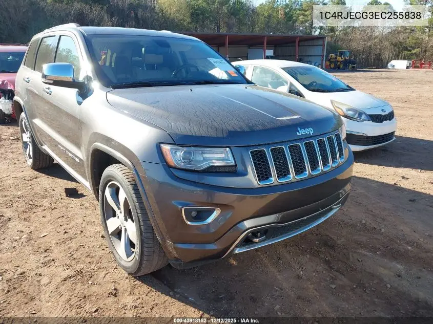 1C4RJECG3EC255838 2014 Jeep Grand Cherokee Overland