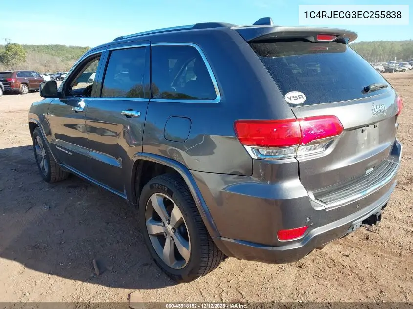 1C4RJECG3EC255838 2014 Jeep Grand Cherokee Overland