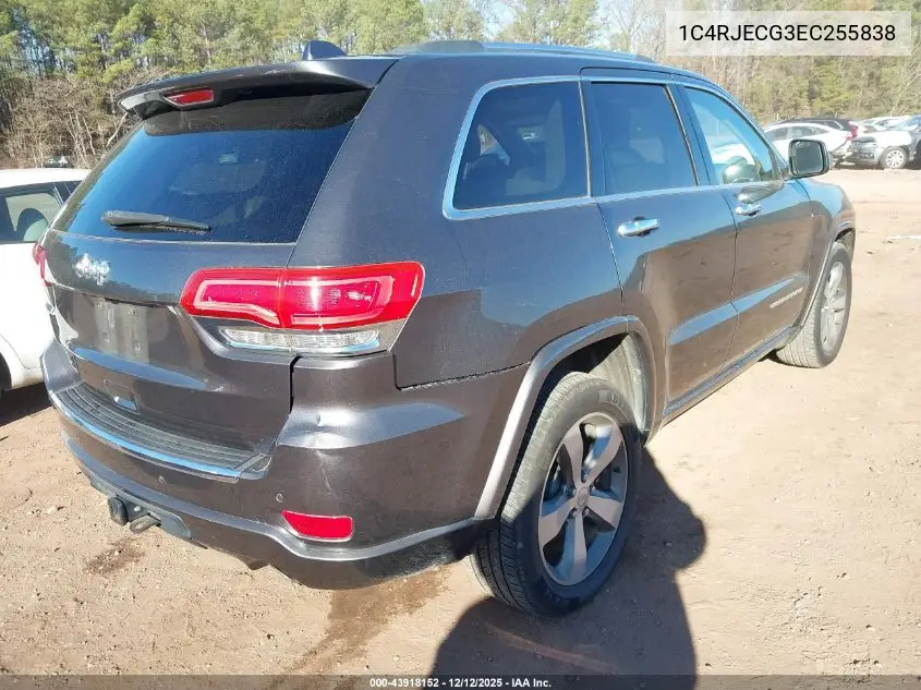 1C4RJECG3EC255838 2014 Jeep Grand Cherokee Overland