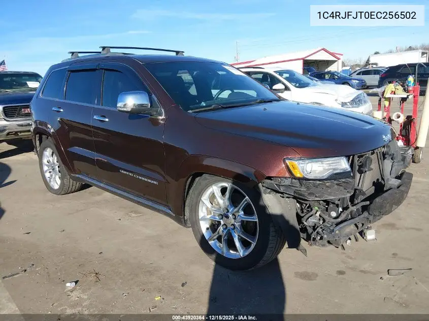 1C4RJFJT0EC256502 2014 Jeep Grand Cherokee Summit