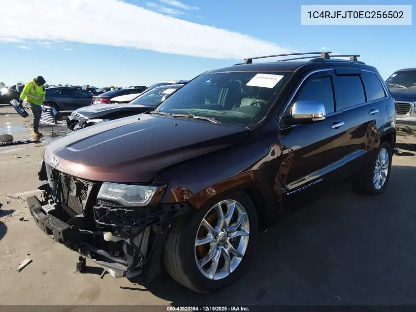 1C4RJFJT0EC256502 2014 Jeep Grand Cherokee Summit