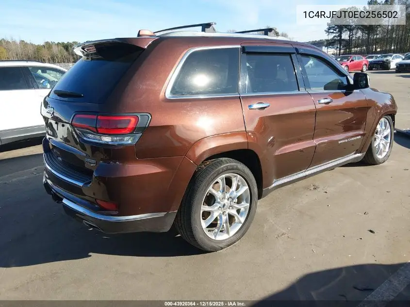 1C4RJFJT0EC256502 2014 Jeep Grand Cherokee Summit