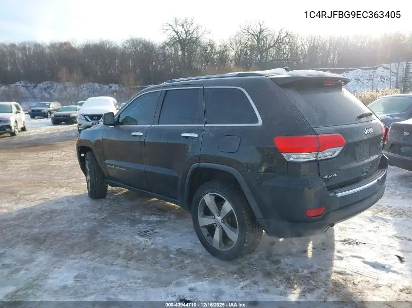 1C4RJFBG9EC363405 2014 Jeep Grand Cherokee Limited