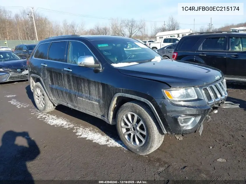 1C4RJFBG0EC215174 2014 Jeep Grand Cherokee Limited