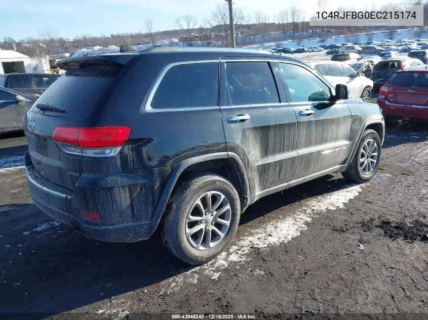 1C4RJFBG0EC215174 2014 Jeep Grand Cherokee Limited