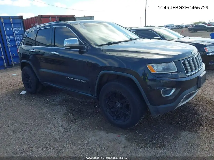1C4RJEBGXEC466729 2014 Jeep Grand Cherokee Limited