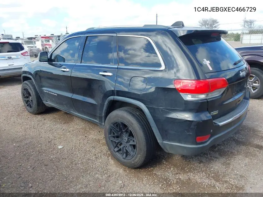 1C4RJEBGXEC466729 2014 Jeep Grand Cherokee Limited