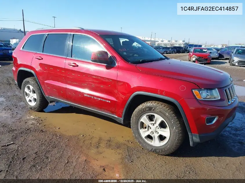 1C4RJFAG2EC414857 2014 Jeep Grand Cherokee Laredo