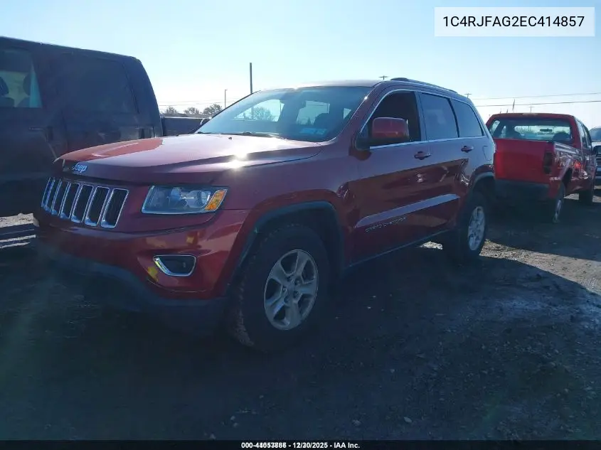 1C4RJFAG2EC414857 2014 Jeep Grand Cherokee Laredo