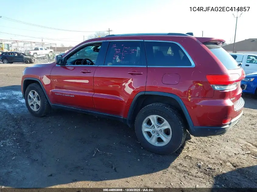 1C4RJFAG2EC414857 2014 Jeep Grand Cherokee Laredo