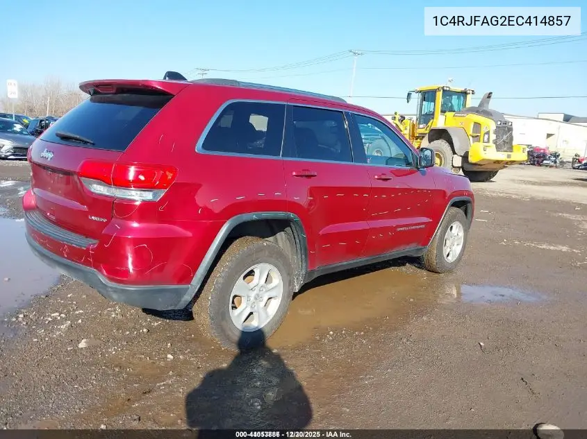 1C4RJFAG2EC414857 2014 Jeep Grand Cherokee Laredo
