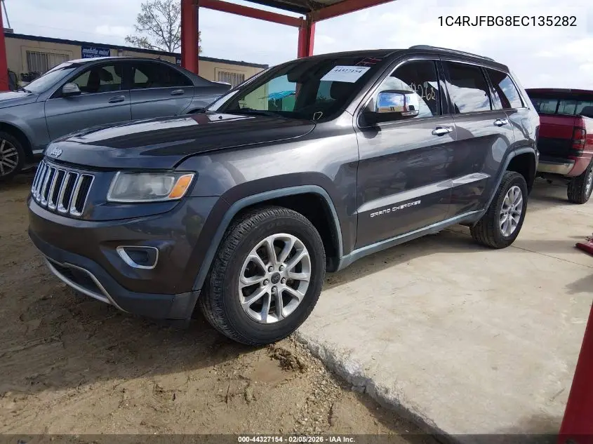 1C4RJFBG8EC135282 2014 Jeep Grand Cherokee Limited