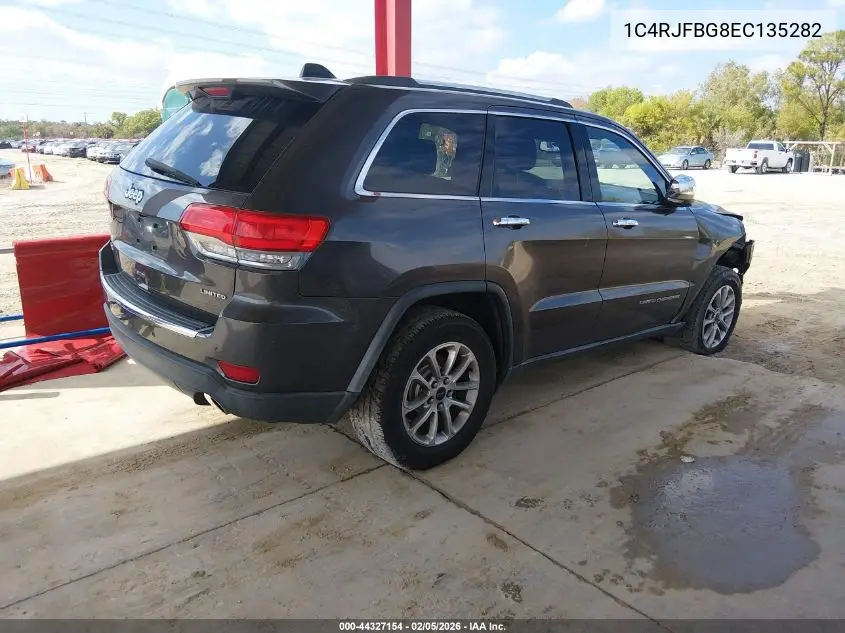 1C4RJFBG8EC135282 2014 Jeep Grand Cherokee Limited