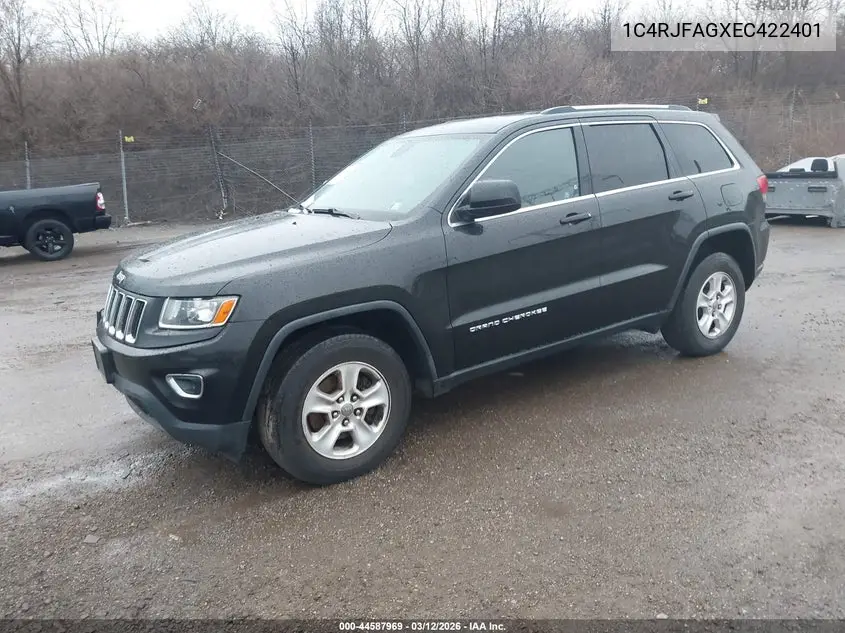 1C4RJFAGXEC422401 2014 Jeep Grand Cherokee Laredo