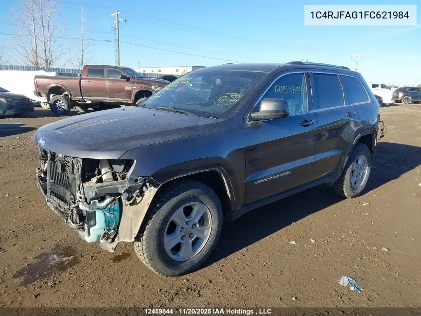 1C4RJFAG1FC621984 2015 Jeep Grand Cherokee Laredo