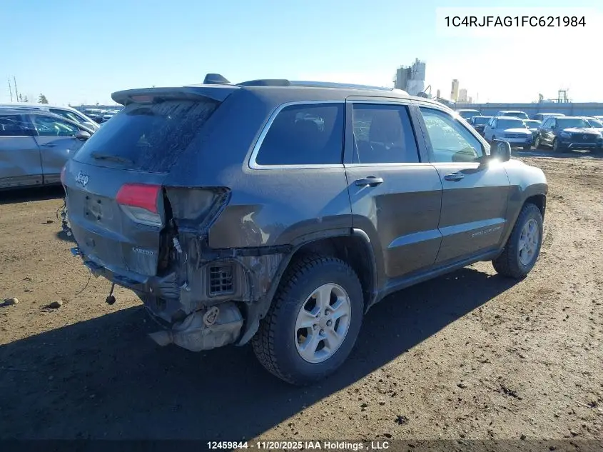 1C4RJFAG1FC621984 2015 Jeep Grand Cherokee Laredo