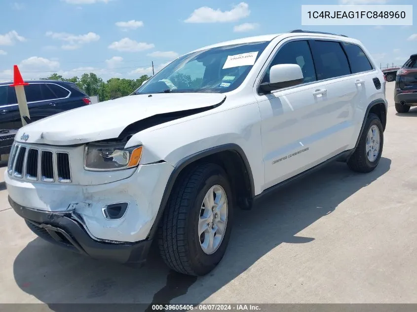 1C4RJEAG1FC848960 2015 Jeep Grand Cherokee Laredo