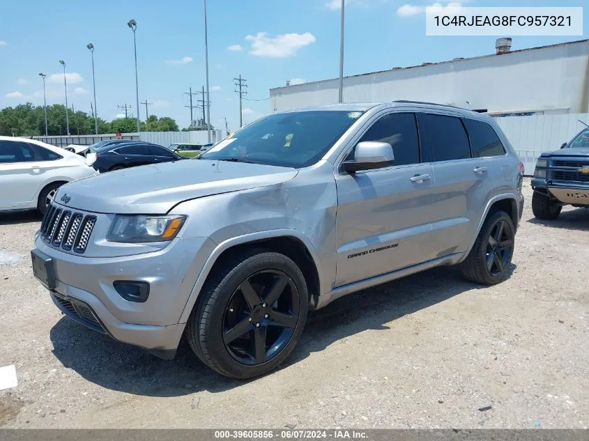 2015 Jeep Grand Cherokee Altitude VIN: 1C4RJEAG8FC957321 Lot: 39605856