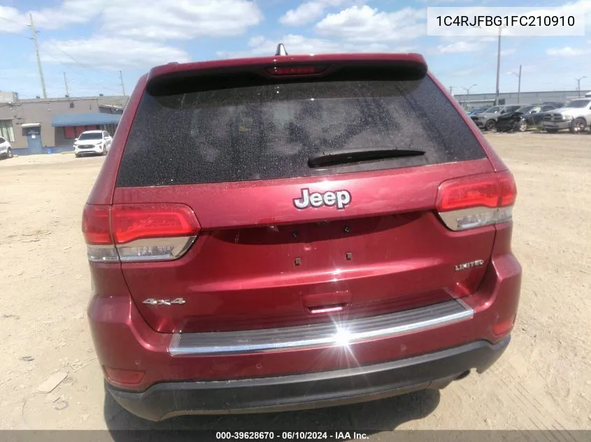 1C4RJFBG1FC210910 2015 Jeep Grand Cherokee Limited