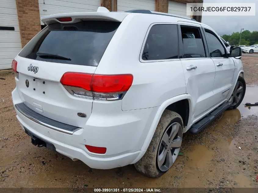 1C4RJECG6FC829737 2015 Jeep Grand Cherokee Overland