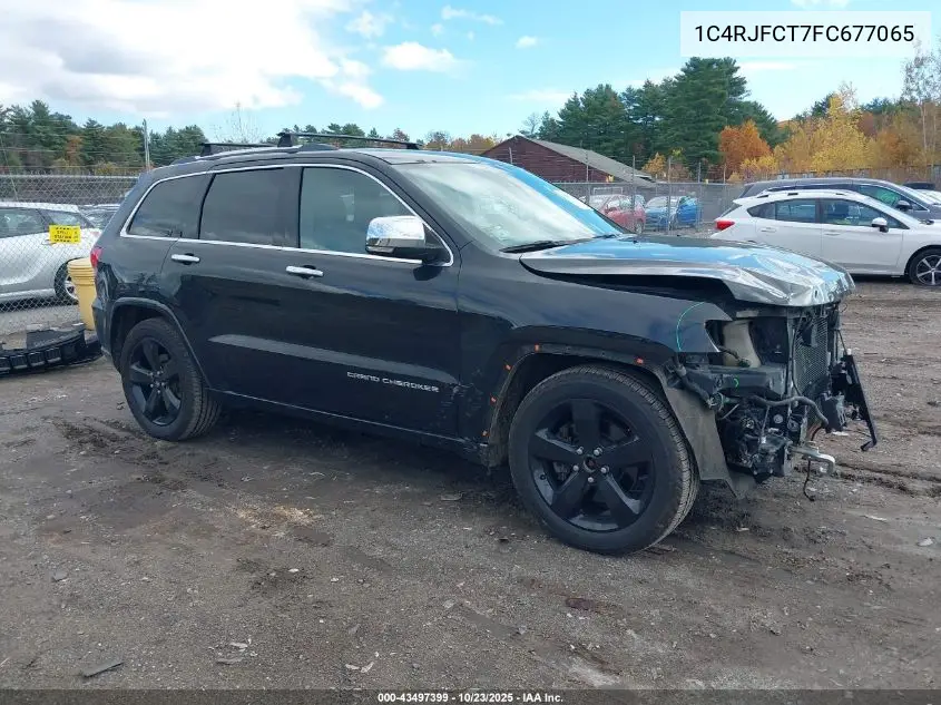 1C4RJFCT7FC677065 2015 Jeep Grand Cherokee Overland