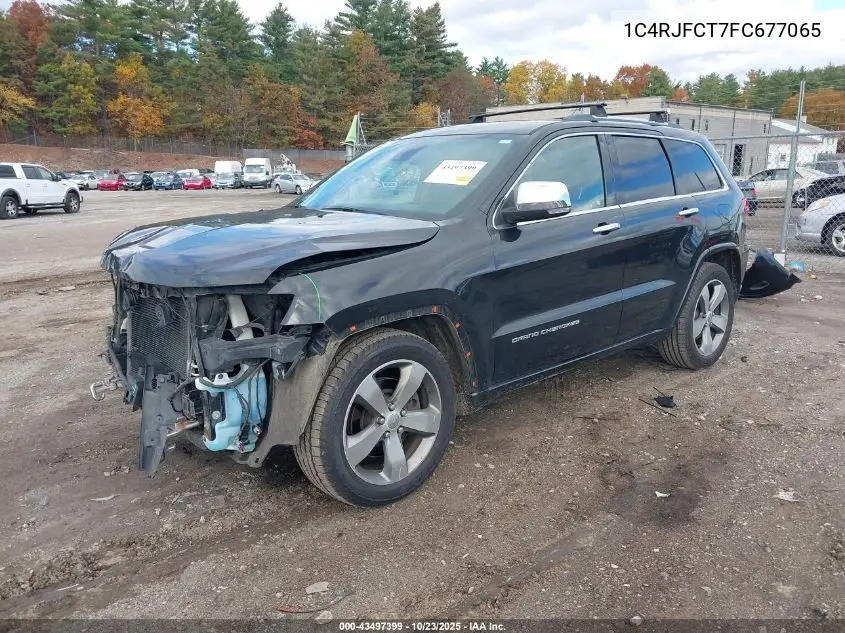 1C4RJFCT7FC677065 2015 Jeep Grand Cherokee Overland