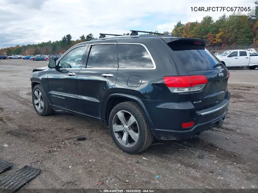 1C4RJFCT7FC677065 2015 Jeep Grand Cherokee Overland