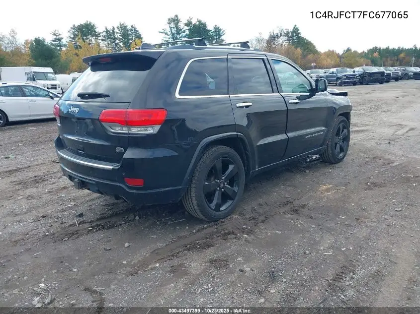 1C4RJFCT7FC677065 2015 Jeep Grand Cherokee Overland