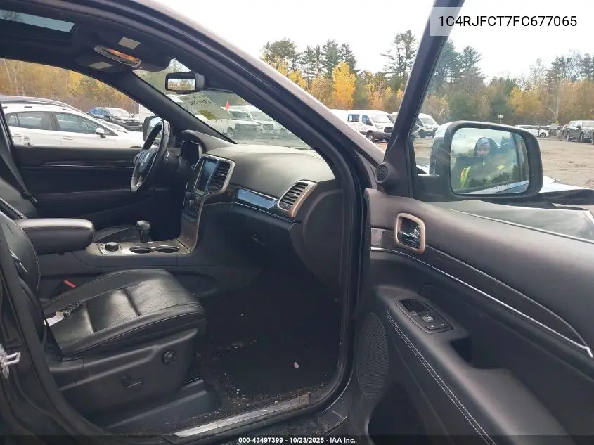 1C4RJFCT7FC677065 2015 Jeep Grand Cherokee Overland