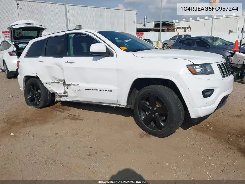 1C4RJEAG5FC957244 2015 Jeep Grand Cherokee Altitude