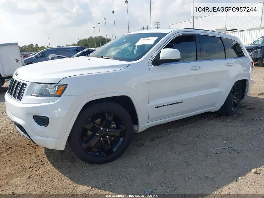 1C4RJEAG5FC957244 2015 Jeep Grand Cherokee Altitude