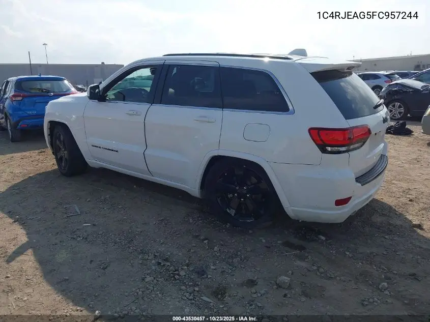 1C4RJEAG5FC957244 2015 Jeep Grand Cherokee Altitude