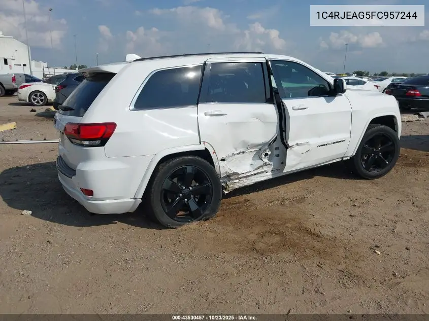 1C4RJEAG5FC957244 2015 Jeep Grand Cherokee Altitude