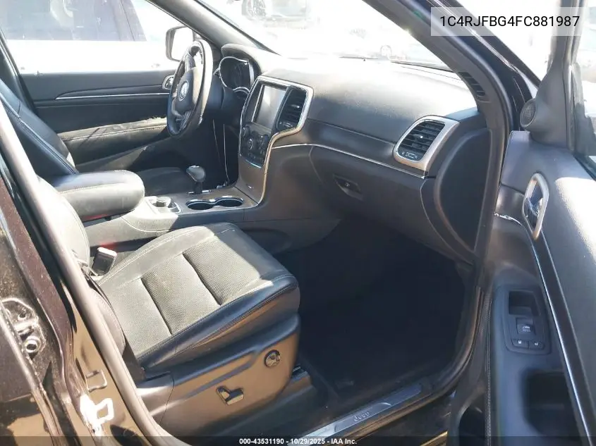 1C4RJFBG4FC881987 2015 Jeep Grand Cherokee Limited