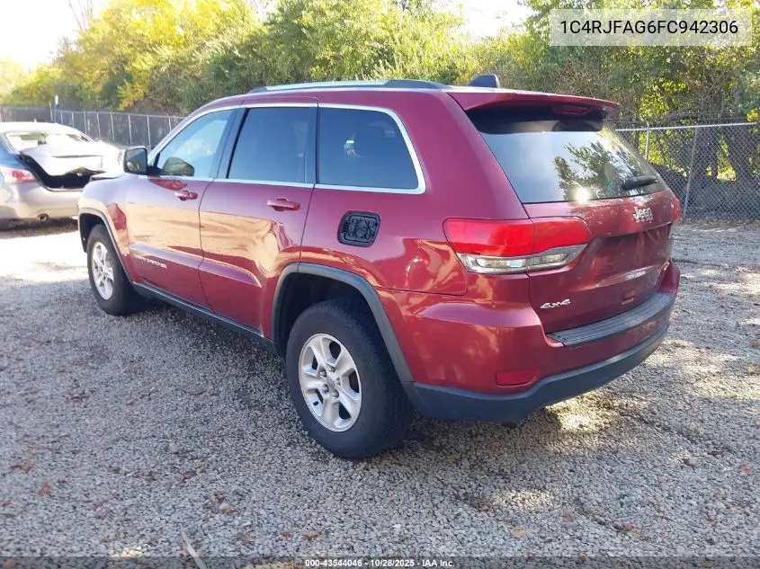 1C4RJFAG6FC942306 2015 Jeep Grand Cherokee Laredo