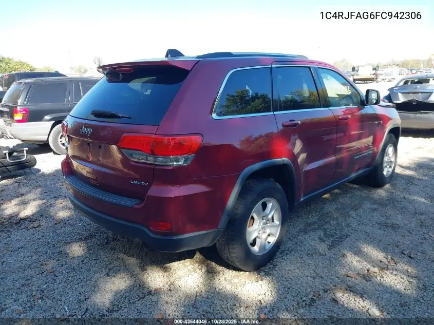 1C4RJFAG6FC942306 2015 Jeep Grand Cherokee Laredo